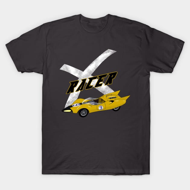 Racer X - Distressed T-Shirt by DistractedGeek